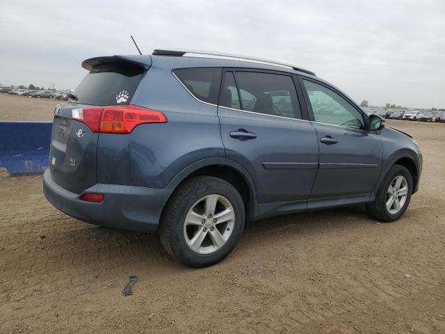 2T3RFREVXDW036942 - 2013 TOYOTA RAV4 XLE BLUE photo 3