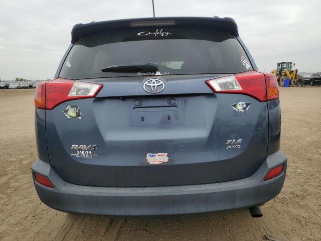 2T3RFREVXDW036942 - 2013 TOYOTA RAV4 XLE BLUE photo 6