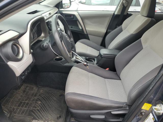 2T3RFREVXDW036942 - 2013 TOYOTA RAV4 XLE BLUE photo 7
