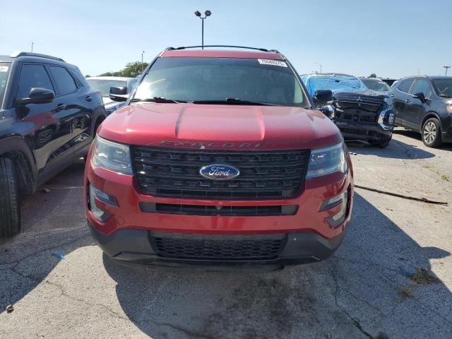 1FM5K8GT8GGC56379 - 2016 FORD EXPLORER SPORT RED photo 5