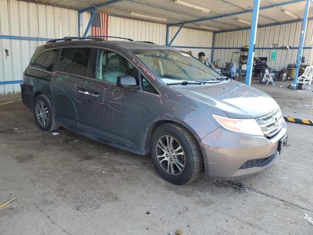 5FNRL5H68CB101121 - 2012 HONDA ODYSSEY EXL GRAY photo 4