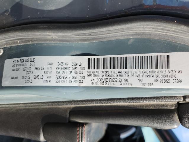 1C4PJMBS3FW659133 - 2015 JEEP CHEROKEE TRAILHAWK BLUE photo 13