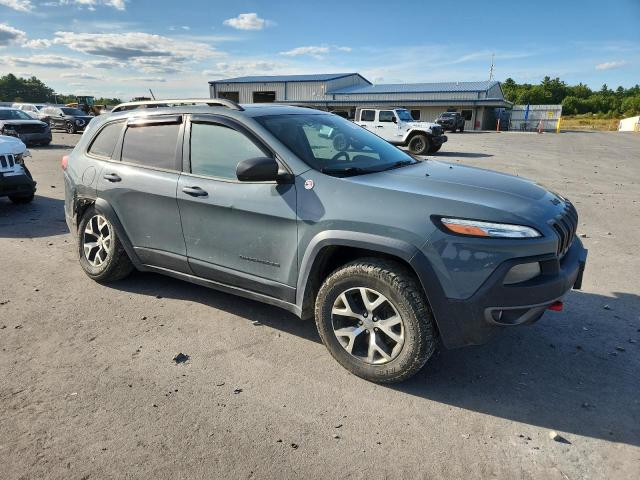 1C4PJMBS3FW659133 - 2015 JEEP CHEROKEE TRAILHAWK BLUE photo 4