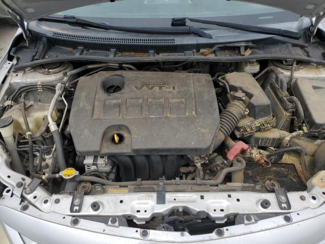 5YFBU4EE3DP108651 - 2013 TOYOTA COROLLA BASE Արծաթագույն լուսանկար 11