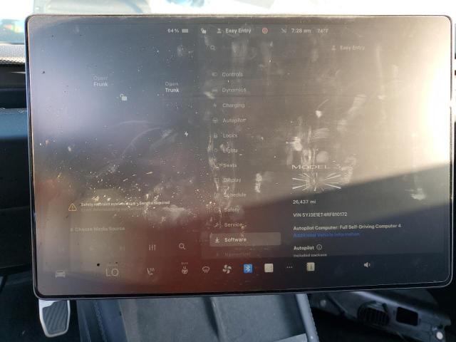 5YJ3E1ET4RF810172 - 2024 TESLA MODEL 3 Gris photo 9