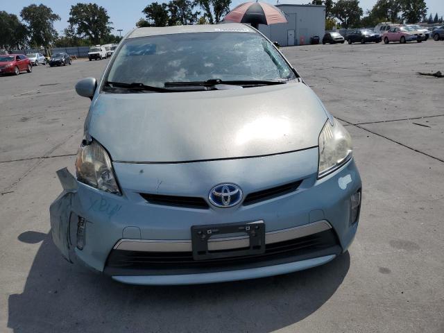 JTDKN3DP1E3056800 - 2014 TOYOTA PRIUS PLUG TURQUOISE photo 5