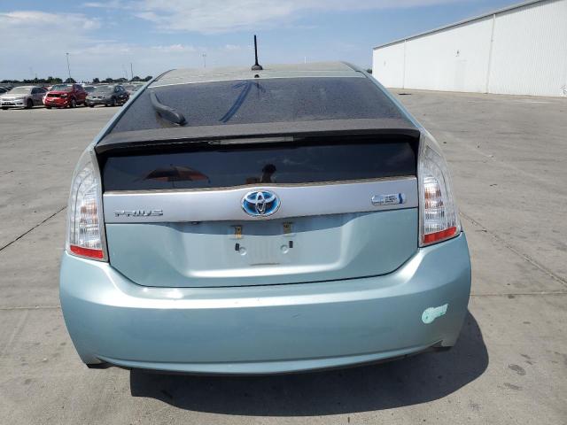 JTDKN3DP1E3056800 - 2014 TOYOTA PRIUS PLUG TURQUOISE photo 6