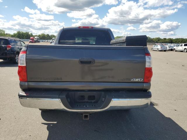 5TBDT44166S511570 - 2006 TOYOTA TUNDRA DOUBLE CAB SR5 GRAY photo 6