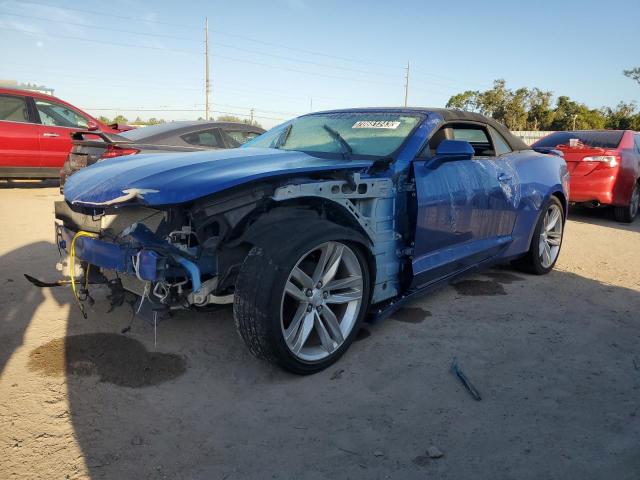 1G1FD3DS2G0160685 - 2016 CHEVROLET CAMARO LT BLUE photo 1