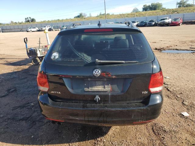 3VWML7AJ3CM606531 - 2012 VOLKSWAGEN JETTA TDI BLACK photo 6