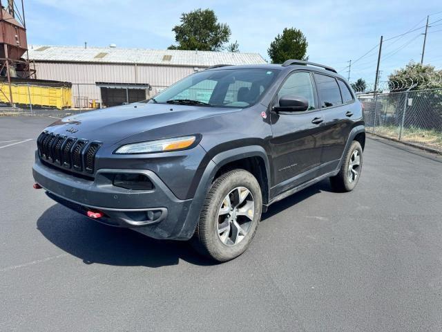 1C4PJMBX0JD600413 - 2018 JEEP CHEROKEE TRAILHAWK GRAY photo 2