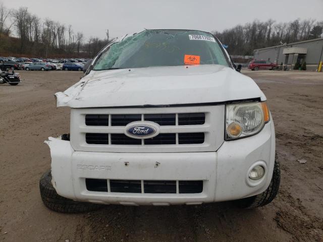 1FMCU4K34AKD22285 - 2010 FORD ESCAPE HYBRID WHITE photo 5