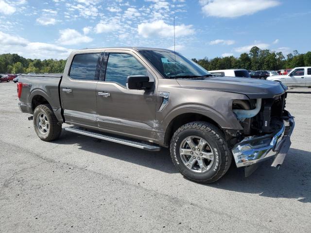 1FTFW1E80MKD37629 - 2021 FORD F150 SUPERCREW BROWN photo 4