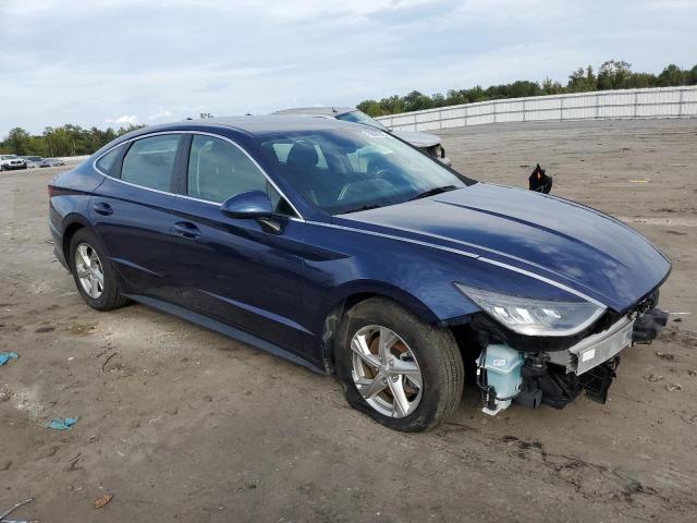 5NPEG4JAXMH077516 - 2021 HYUNDAI SONATA SE BLUE photo 4