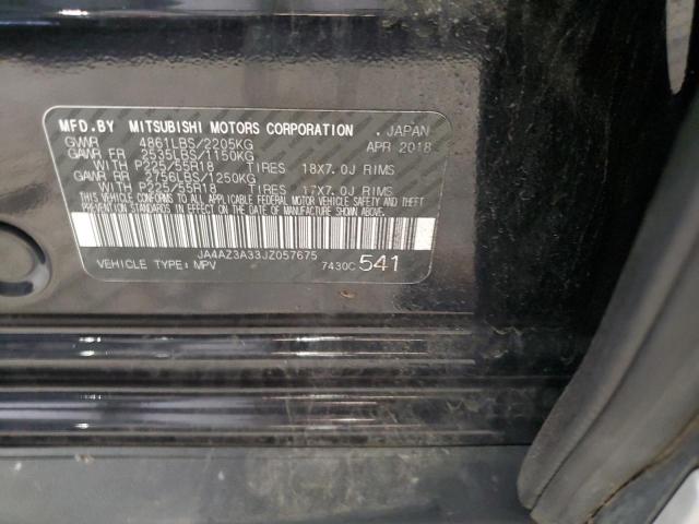 JA4AZ3A33JZ057675 - 2018 MITSUBISHI OUTLANDER SE BLACK photo 13