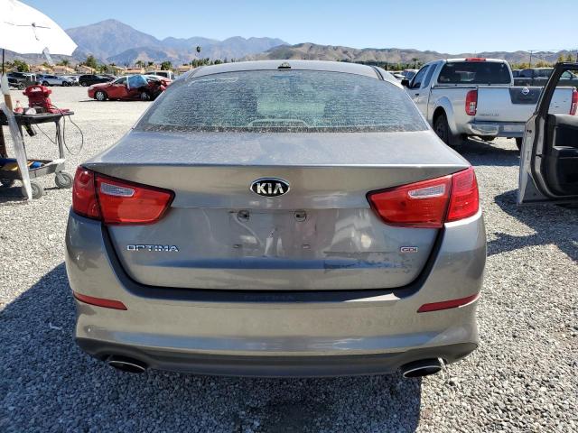 5XXGM4A74EG283997 - 2014 KIA OPTIMA LX GRAY photo 6