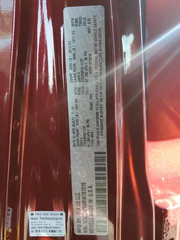 1C4JJXP64MW787316 - 2021 JEEP WRANGLER U SAHARA 4XE RED photo 14