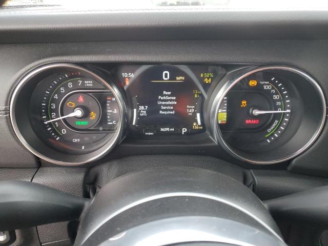 1C4JJXP64MW787316 - 2021 JEEP WRANGLER U SAHARA 4XE RED photo 9