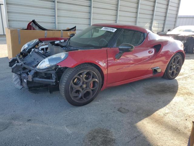 ZARBAAA42FM158537 - 2015 ALFA ROMEO 4C RED photo 1