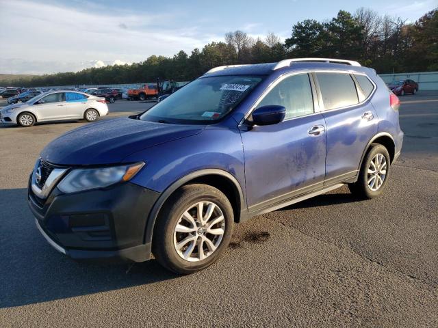 KNMAT2MV5HP553498 - 2017 NISSAN ROGUE S BLUE photo 1