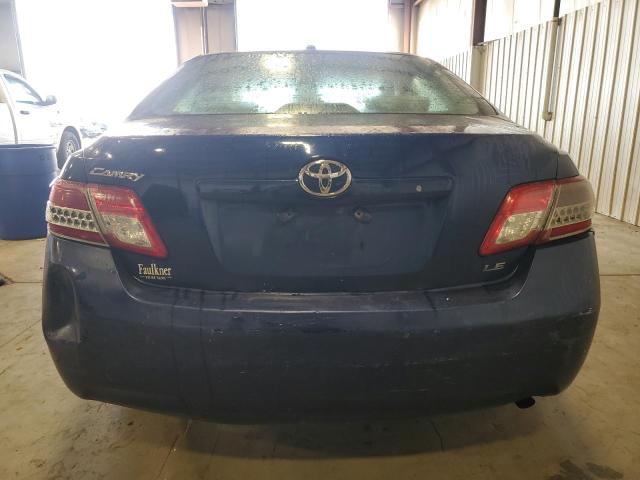 4T1BF3EK3BU585425 - 2011 TOYOTA CAMRY BASE BLUE photo 6
