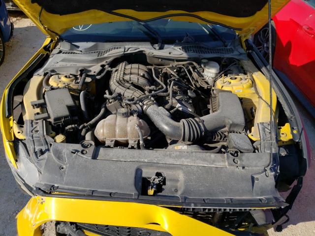 1FA6P8AM3G5285186 - 2016 FORD MUSTANG YELLOW photo 11