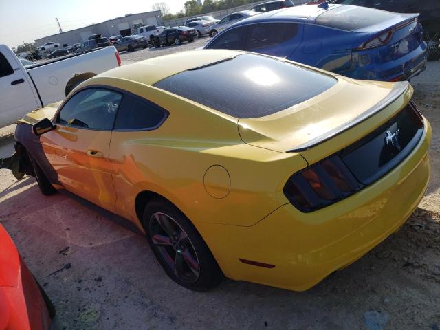 1FA6P8AM3G5285186 - 2016 FORD MUSTANG YELLOW photo 2