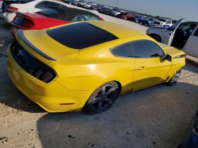 1FA6P8AM3G5285186 - 2016 FORD MUSTANG YELLOW photo 3