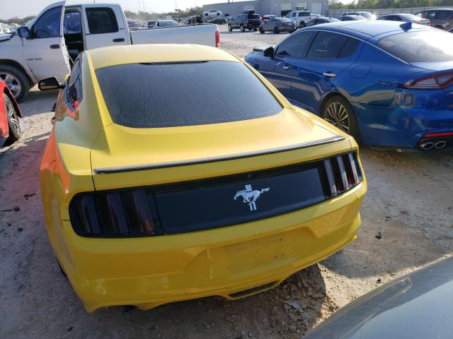 1FA6P8AM3G5285186 - 2016 FORD MUSTANG YELLOW photo 6