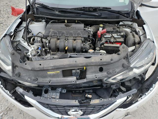 3N1AB7AP6KY308742 - 2019 NISSAN SENTRA S WHITE photo 11