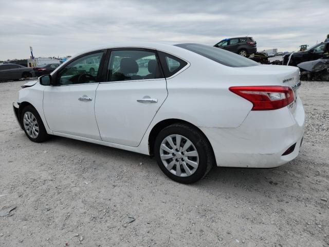 3N1AB7AP6KY308742 - 2019 NISSAN SENTRA S WHITE photo 2