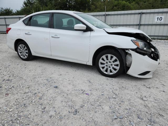 3N1AB7AP6KY308742 - 2019 NISSAN SENTRA S WHITE photo 4