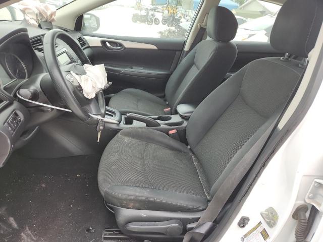 3N1AB7AP6KY308742 - 2019 NISSAN SENTRA S WHITE photo 7