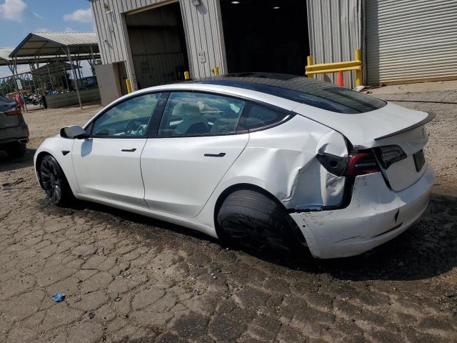 5YJ3E1EC6MF045037 - 2021 TESLA MODEL 3 WHITE photo 2