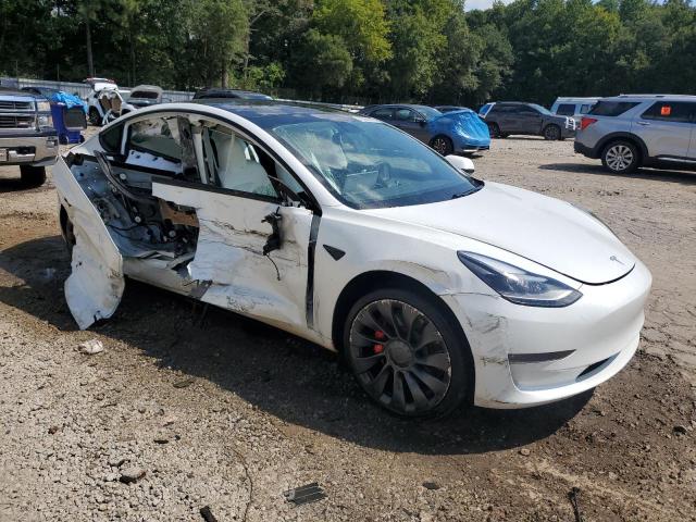 5YJ3E1EC6MF045037 - 2021 TESLA MODEL 3 WHITE photo 4