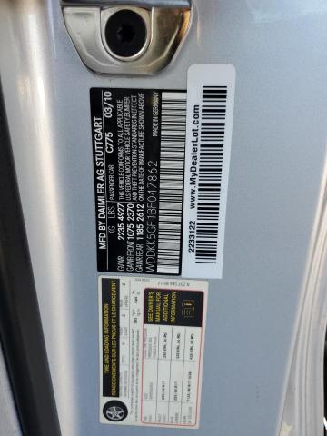 WDDKK5GF1BF047862 - 2011 MERCEDES-BENZ E350 350 SILVER photo 12