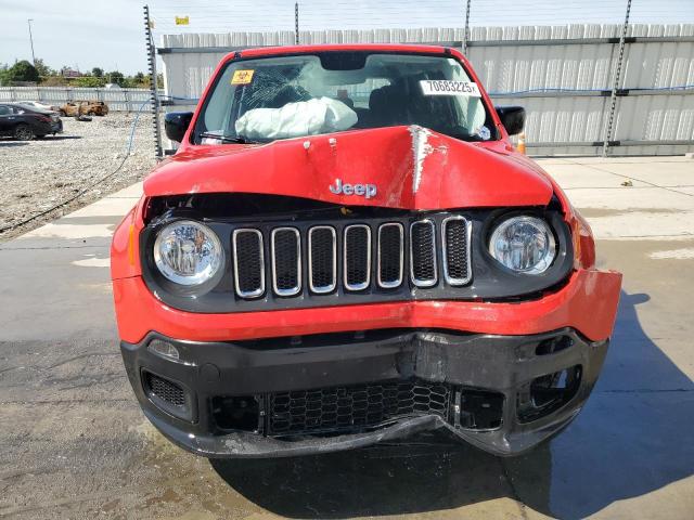 ZACCJAAT1FPB46788 - 2015 JEEP RENEGADE SPORT RED photo 5