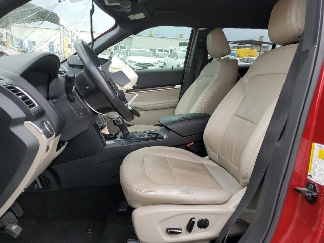 1FM5K7FH8JGC91048 - 2018 FORD EXPLORER LIMITED RED photo 7