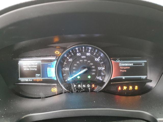 1FM5K7FH8JGC91048 - 2018 FORD EXPLORER LIMITED RED photo 9