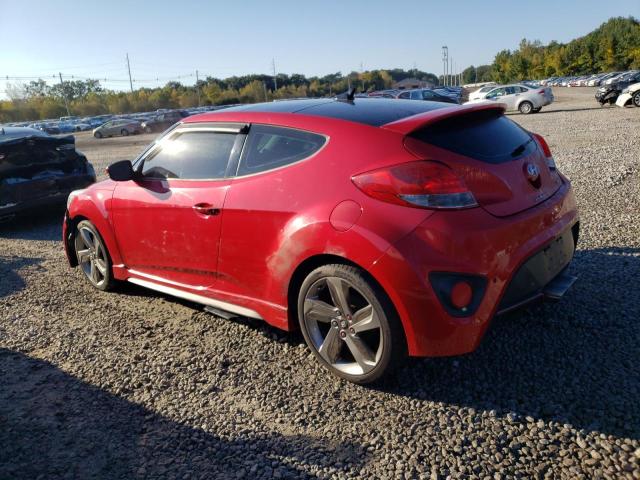 KMHTC6AEXDU122876 - 2013 HYUNDAI VELOSTER TURBO RED photo 2