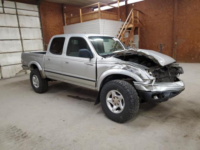 5TEHN72N84Z325510 - 2004 TOYOTA TACOMA DOUBLE CAB SILVER photo 4