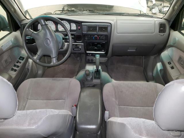 5TEHN72N84Z325510 - 2004 TOYOTA TACOMA DOUBLE CAB SILVER photo 8