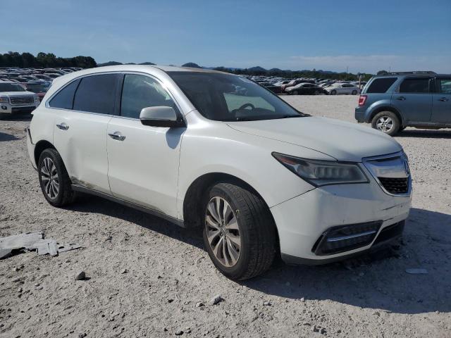 5FRYD4H48EB018677 - 2014 ACURA MDX TECHNOLOGY WHITE photo 4