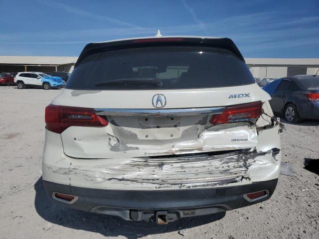 5FRYD4H48EB018677 - 2014 ACURA MDX TECHNOLOGY WHITE photo 6