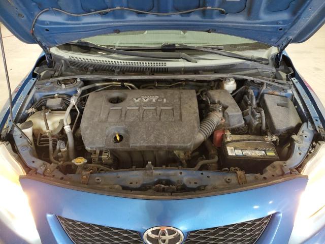 2T1BU4EE5AC372773 - 2010 TOYOTA COROLLA BASE Mavi foto 11