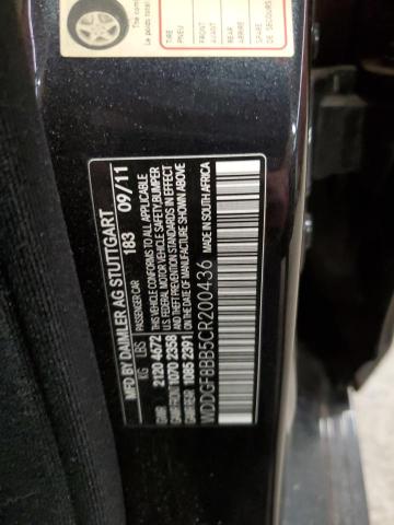 WDDGF8BB5CR200436 - 2012 MERCEDES-BENZ C 300 4MATIC BLACK photo 12