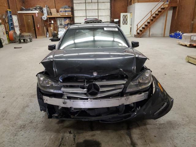 WDDGF8BB5CR200436 - 2012 MERCEDES-BENZ C 300 4MATIC BLACK photo 5