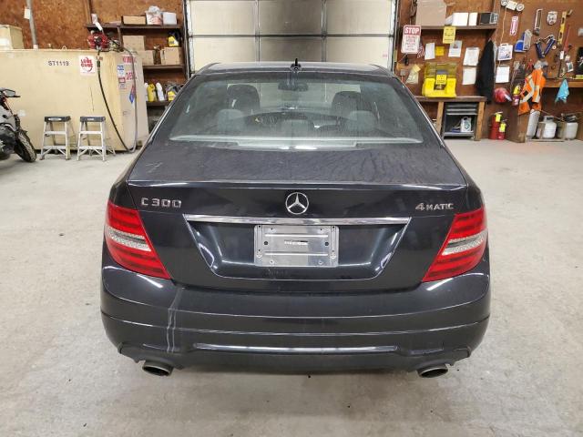 WDDGF8BB5CR200436 - 2012 MERCEDES-BENZ C 300 4MATIC BLACK photo 6