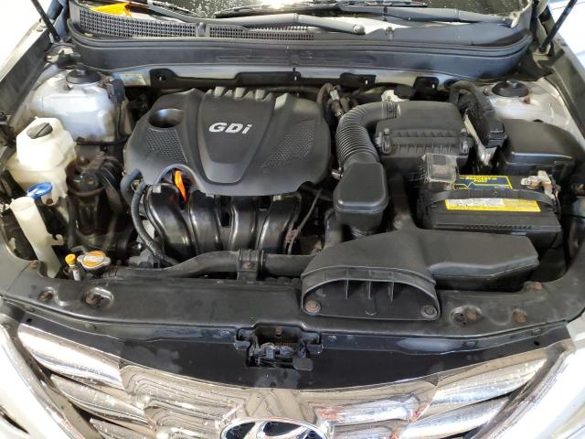 5NPEC4AC6CH456976 - 2012 HYUNDAI SONATA SE SILVER photo 11