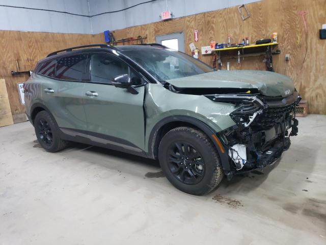 5XYK7CAF7PG133660 - 2023 KIA SPORTAGE X-PRO GREEN photo 4